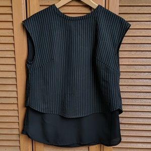 Cap sleeves 2 layer Top